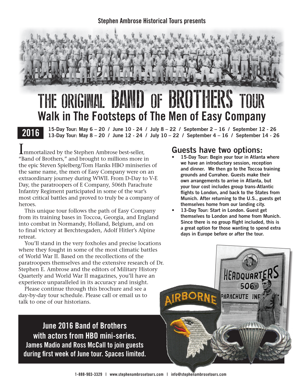 The Original Band of Brothers Tour