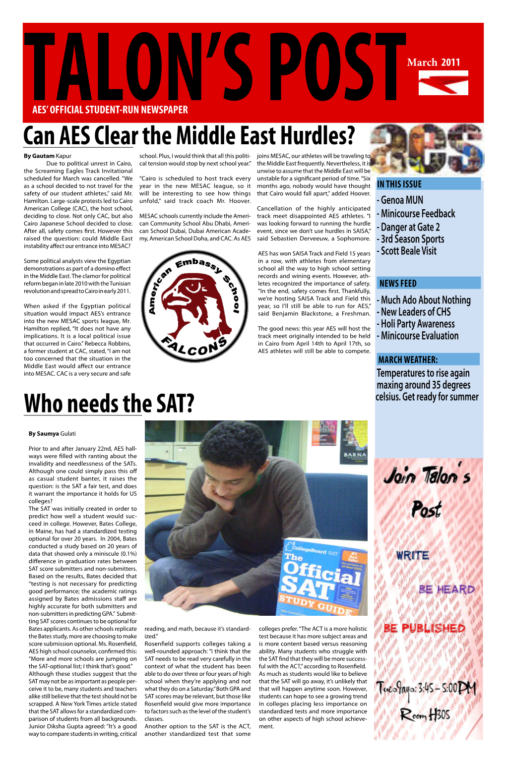 Can AES Clear the Middle East Hurdles? by Gautam Kapur School
