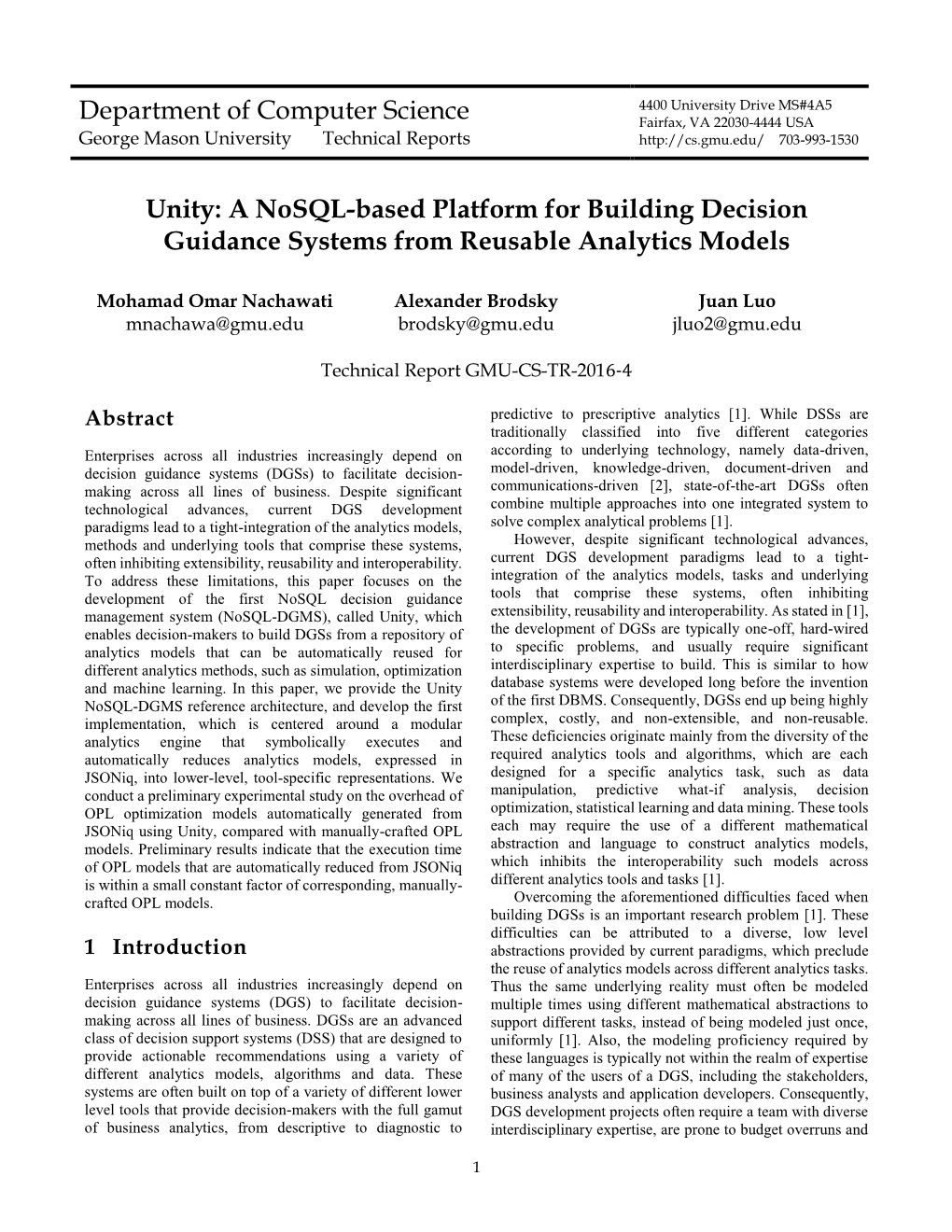 A Nosql-Based Platform for Building Decision Guidance Systems from Reusable Analytics Models