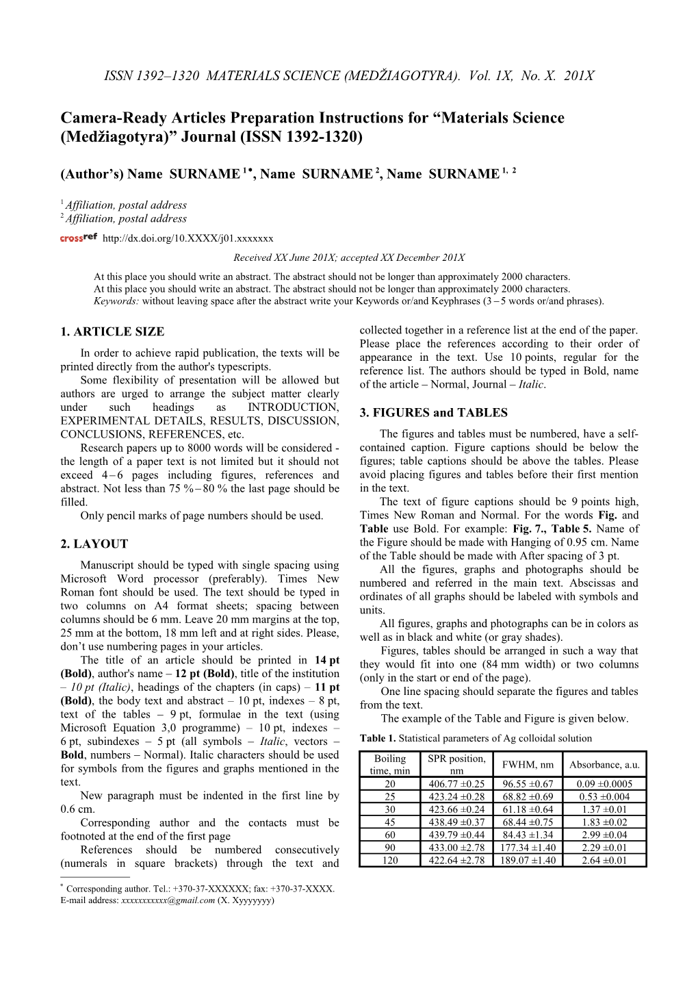 Analysis of Silver Nanoparticles Produced by Chemical Reduction of Silver Salt Solution