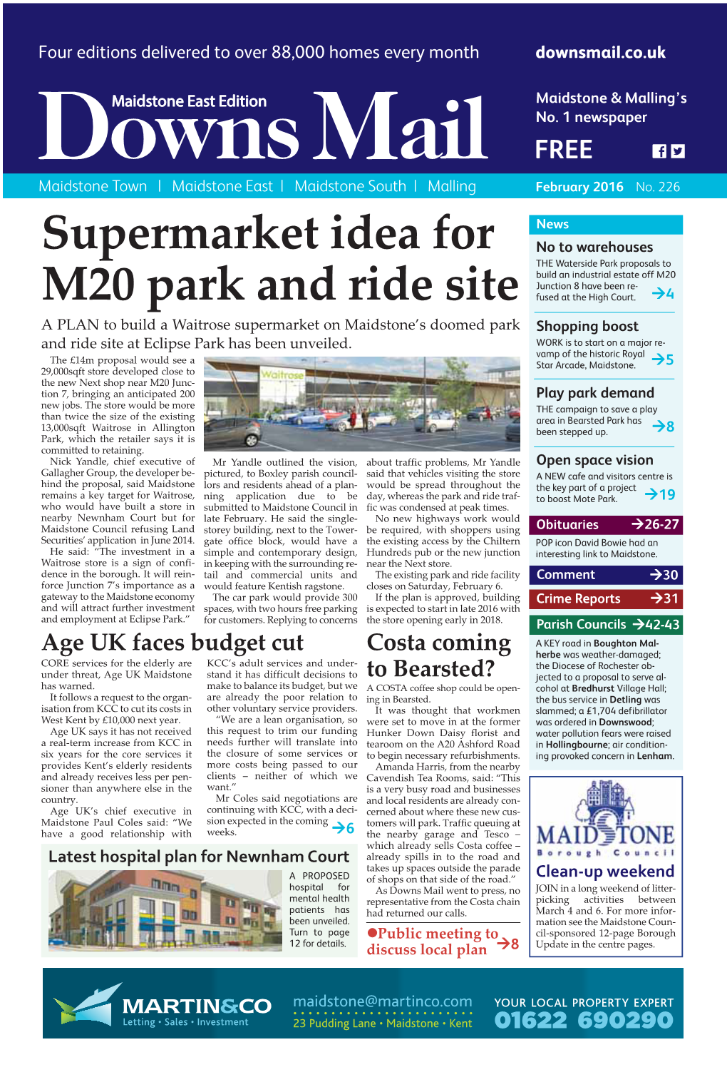 Supermarket Idea for M20 Park and Ride Site
