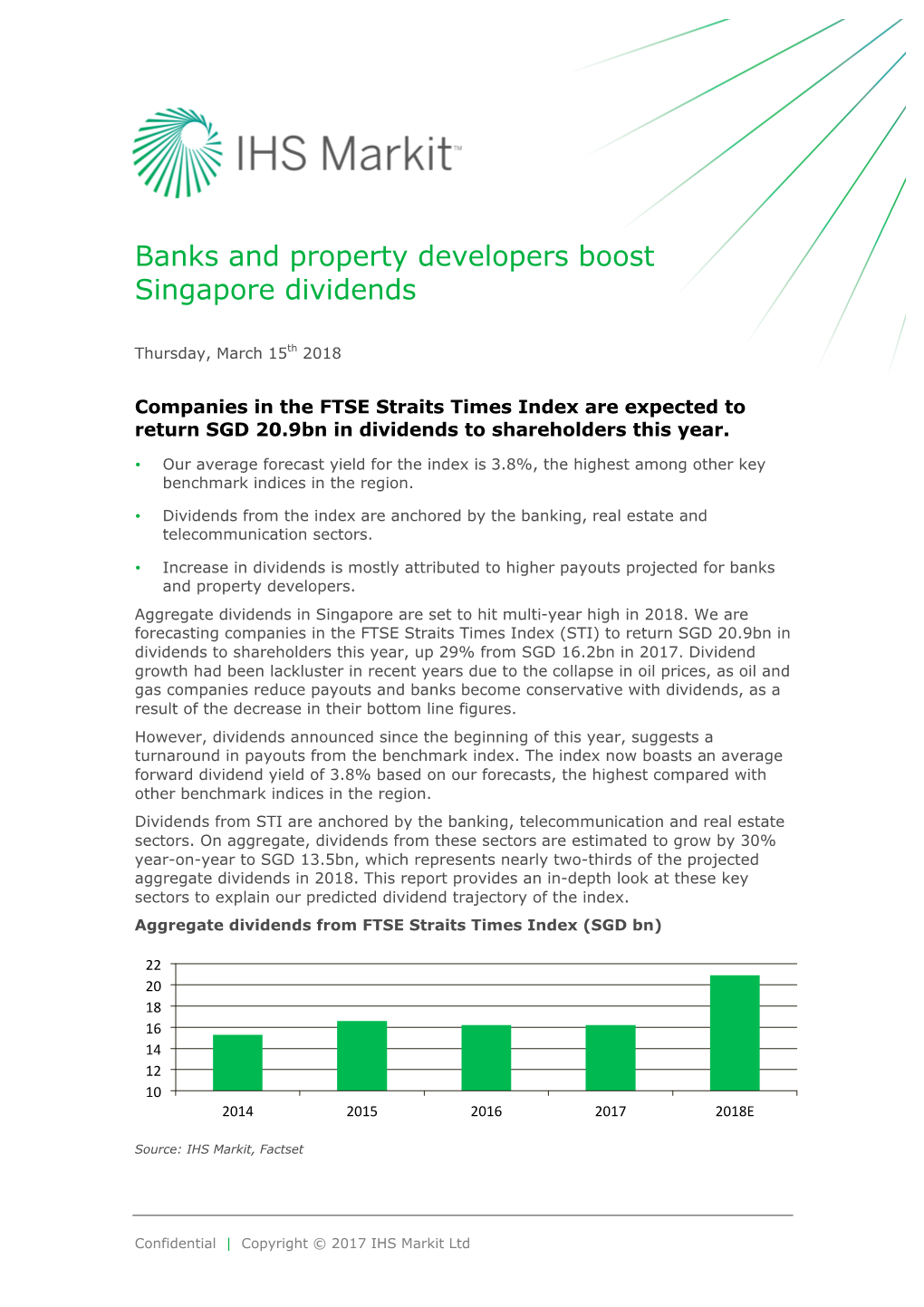 Banks and Property Developers Boost Singapore Dividends