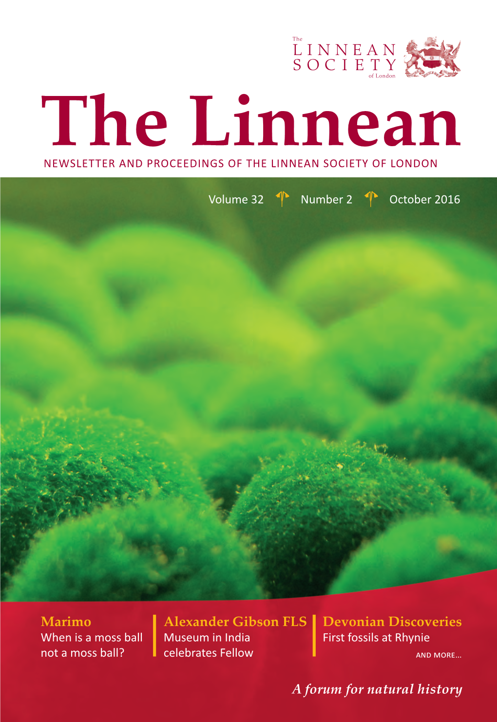 Linnean Vol 32 2 Oct 2016.Indd