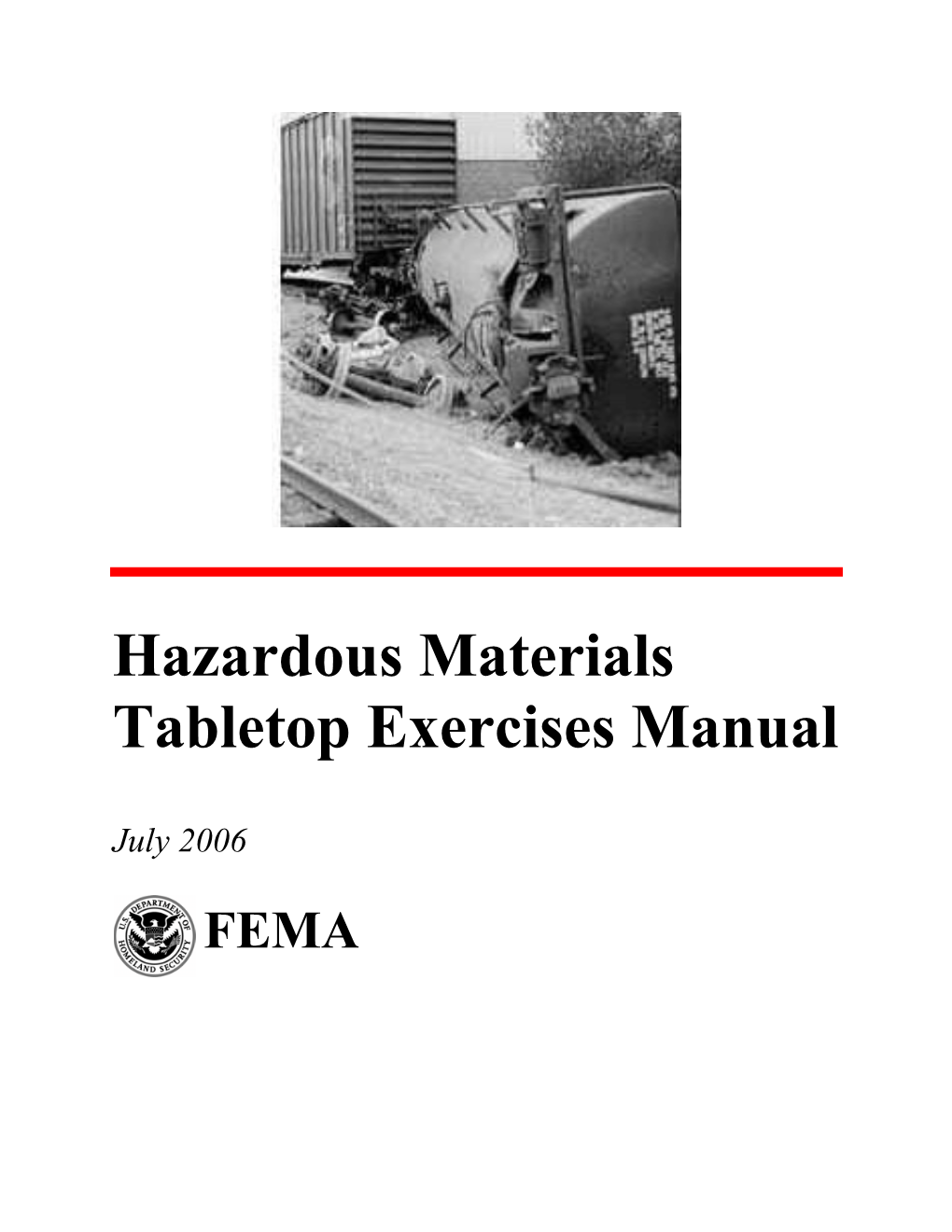 Hazardous Materials Tabletop Exercises Manual