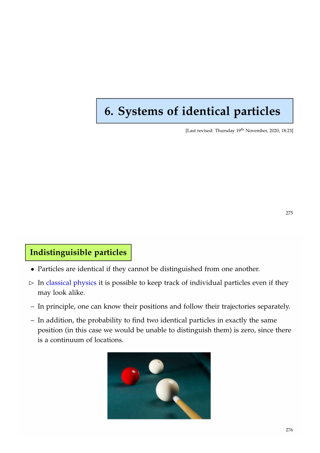 6. Systems of Identical Particles