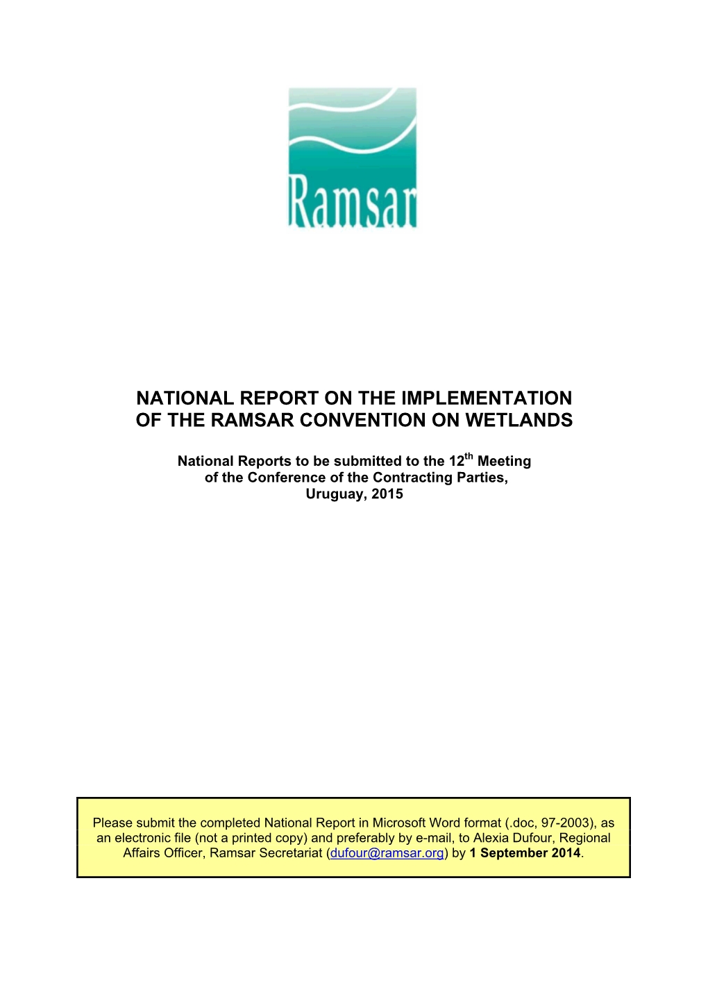 Canada's National Report