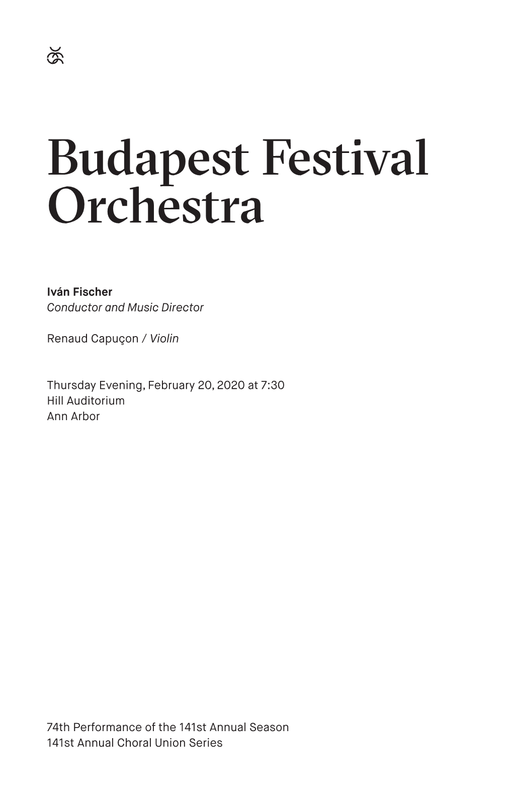 Budapest Festival Orchestra