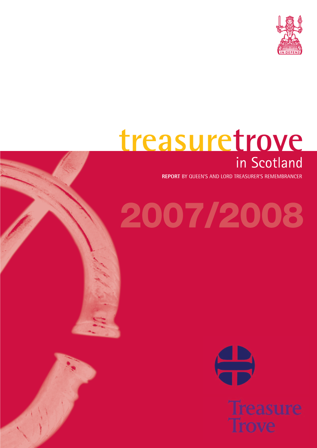 Treasure Trove in Scotland Annual Report 2007/2008