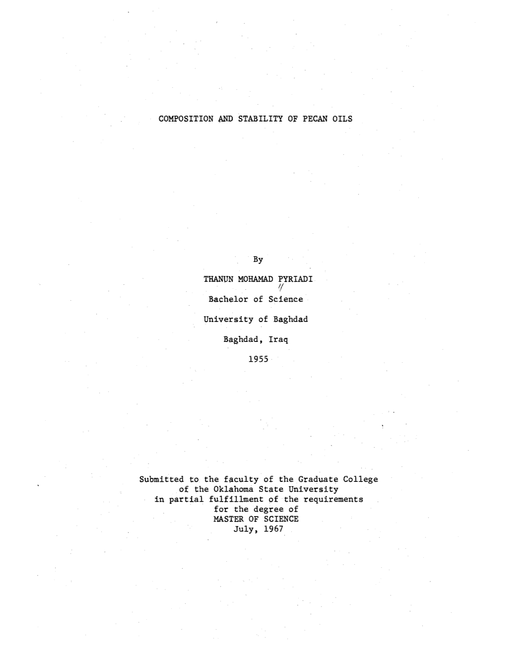 Ind STABILITY of PECAN OILS by THANUN MOHAMAD