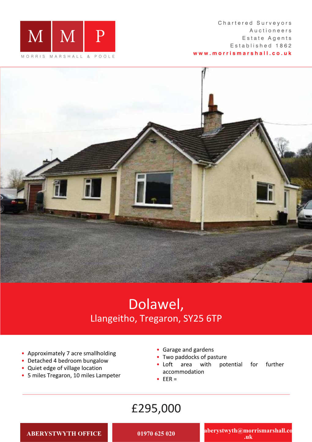 Dolawel, Llangeitho, Tregaron, SY25 6TP