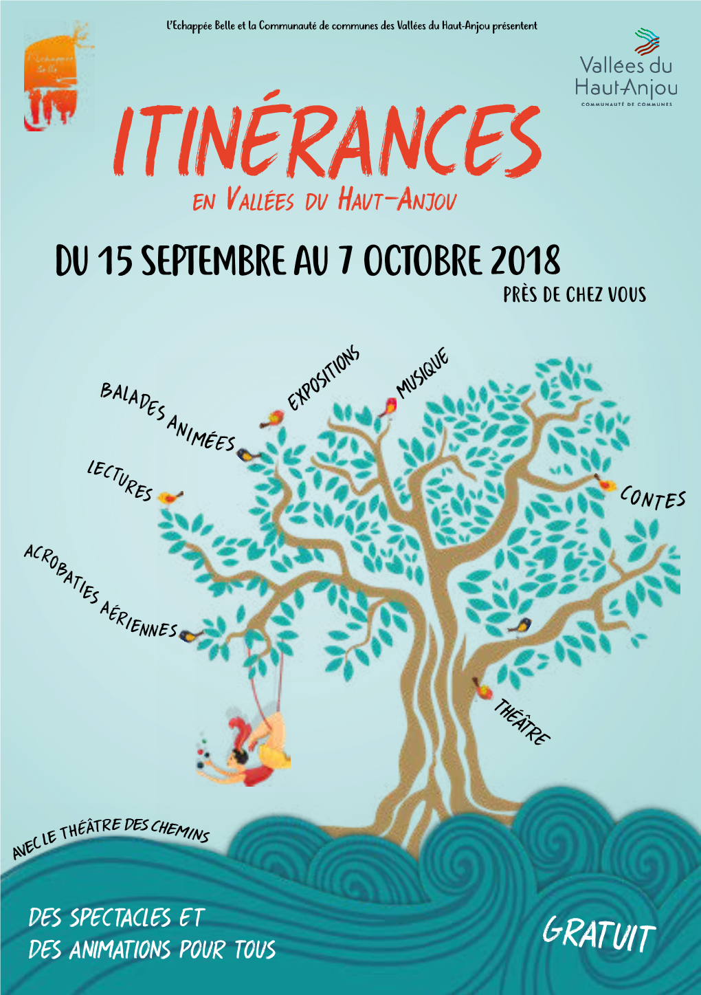 Itinérances En Vallées Du Haut-Anjou DU 15 SEPTEMBRE AU 7 OCTOBRE 2018 PRÈS DE CHEZ VOUS