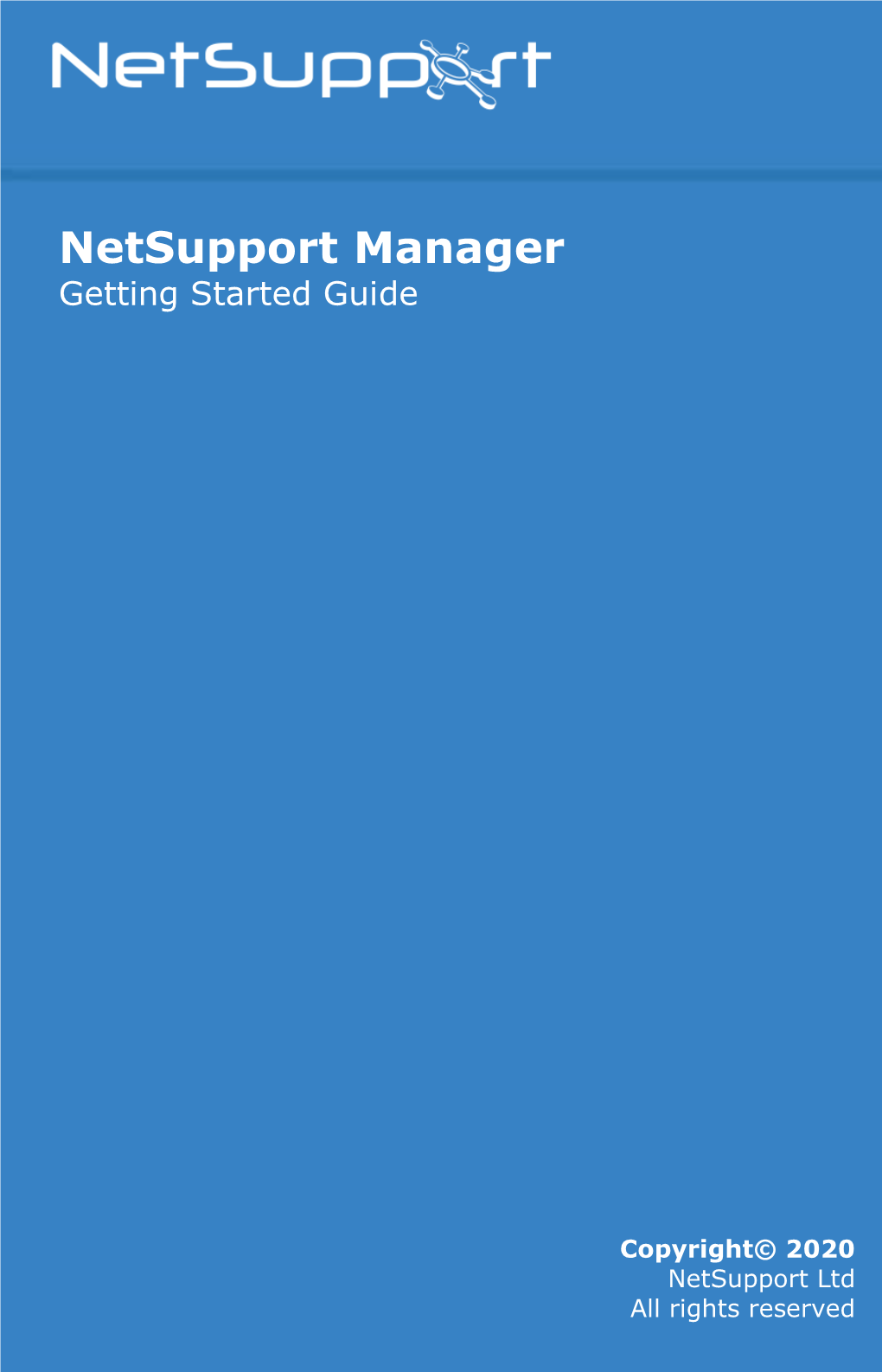 Netsupport Manager Getting Started Guide