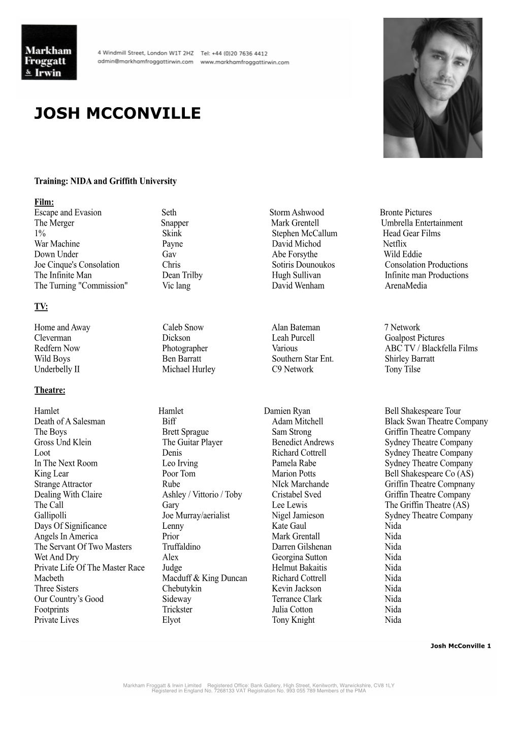 Josh Mcconville