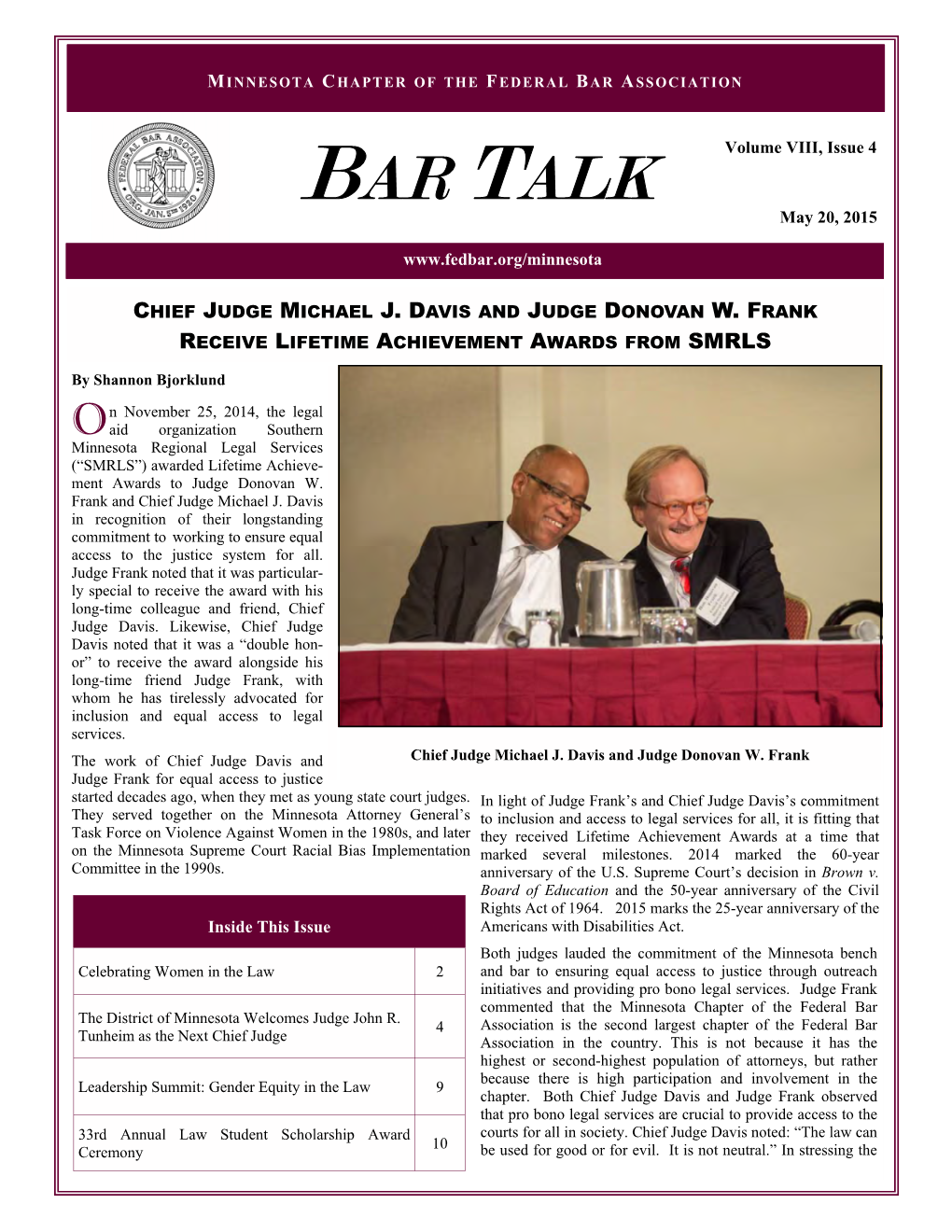 Bar Talk Issue 4