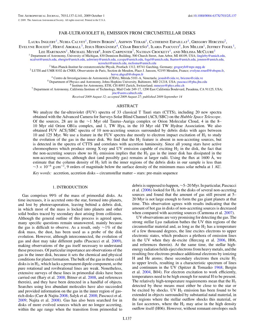 Far-Ultraviolet H2 Emission from Circumstellar Disks