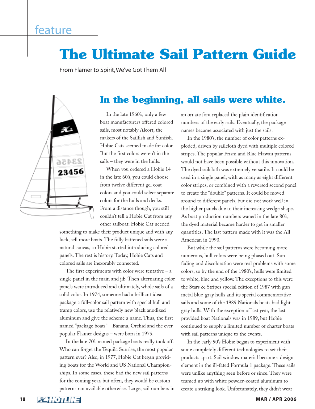 The Ultimate Sail Pattern Guide from Flamer to Spirit, We’Ve Got Them All