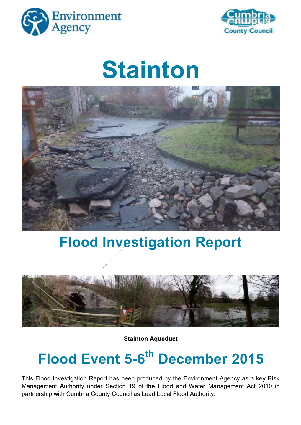 Stainton Flood Investigation Report