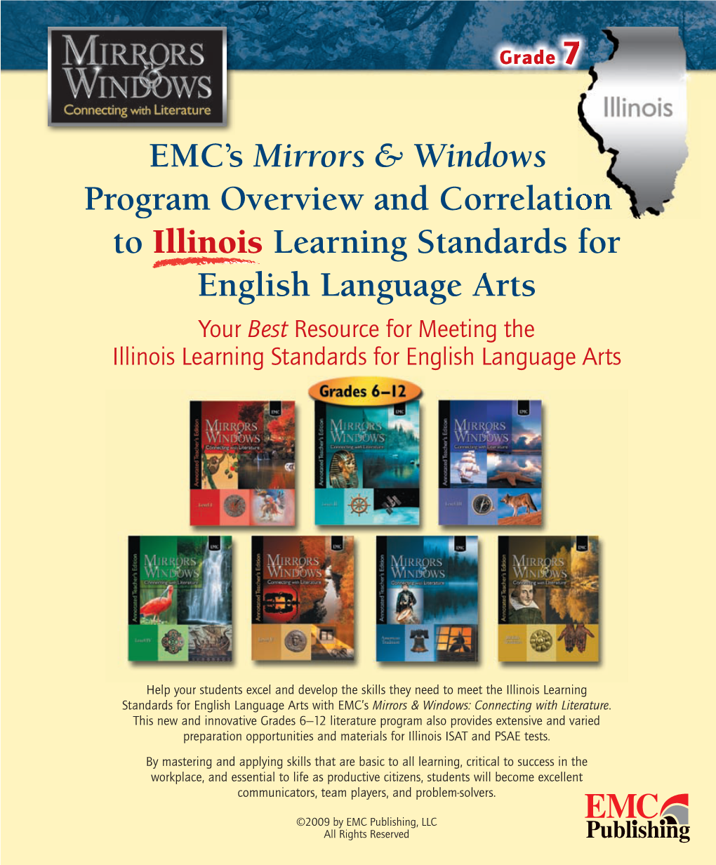 EMC's Mirrors & Windows Program Overview and Correlation to Illinois