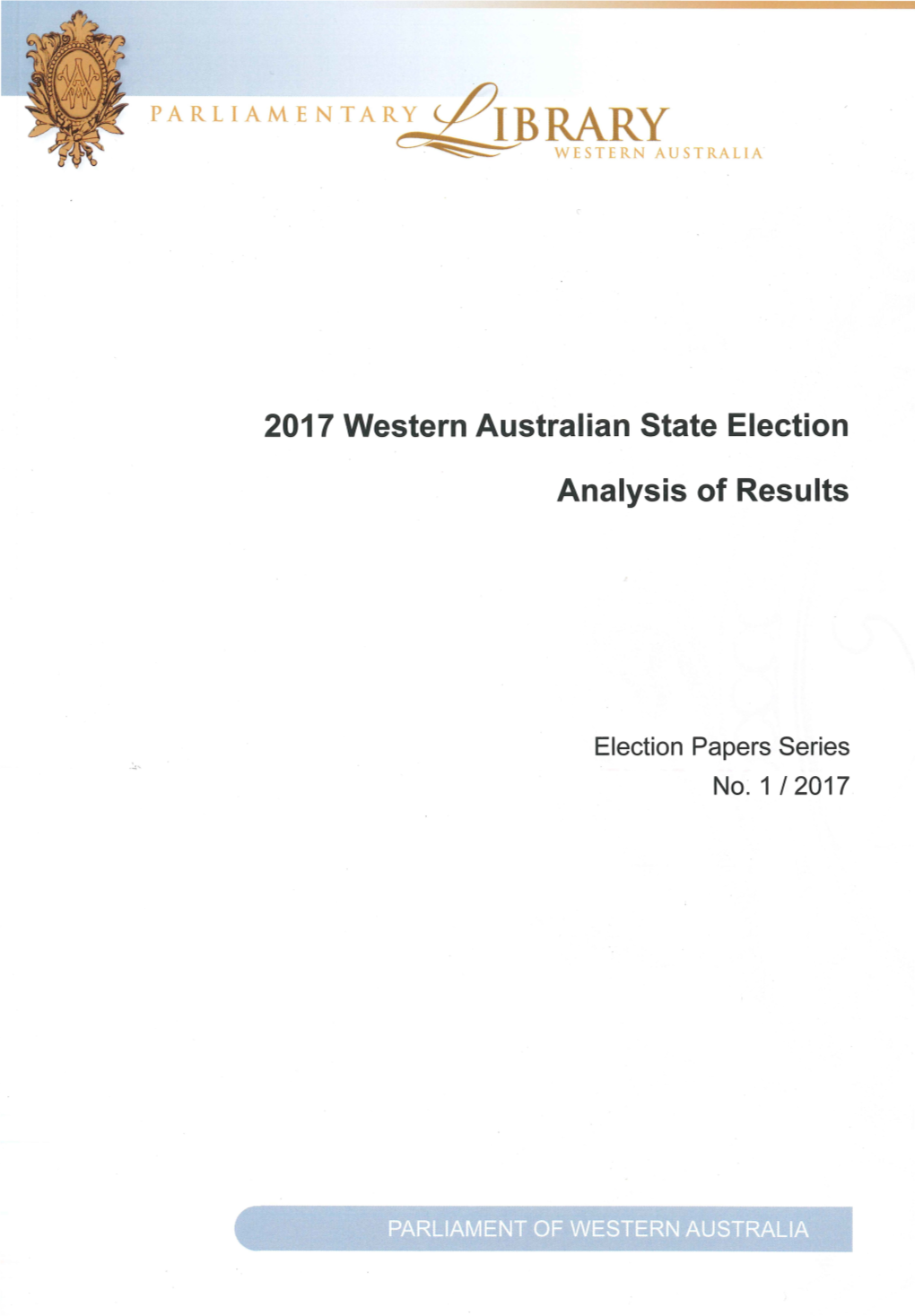 Analysis of 2017 State Election Results