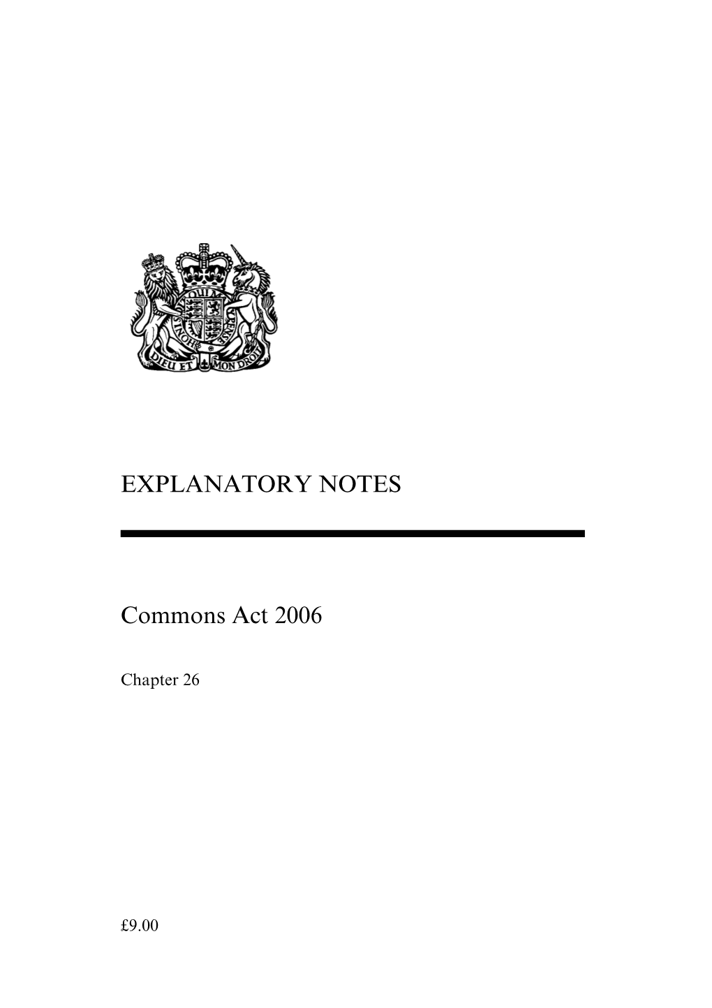 Commons Act 2006