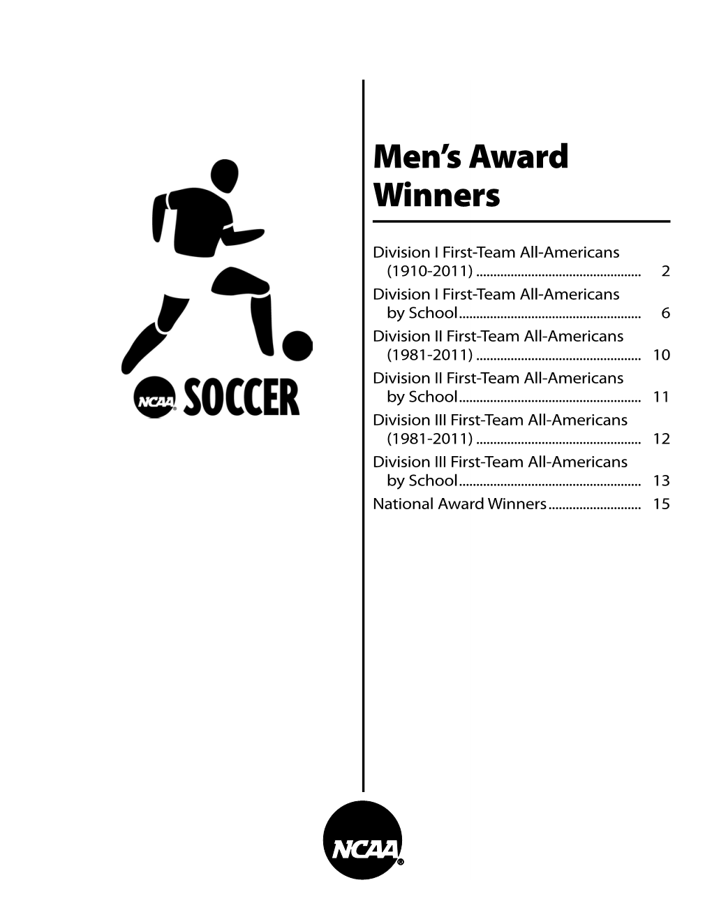 Men's Award Winners