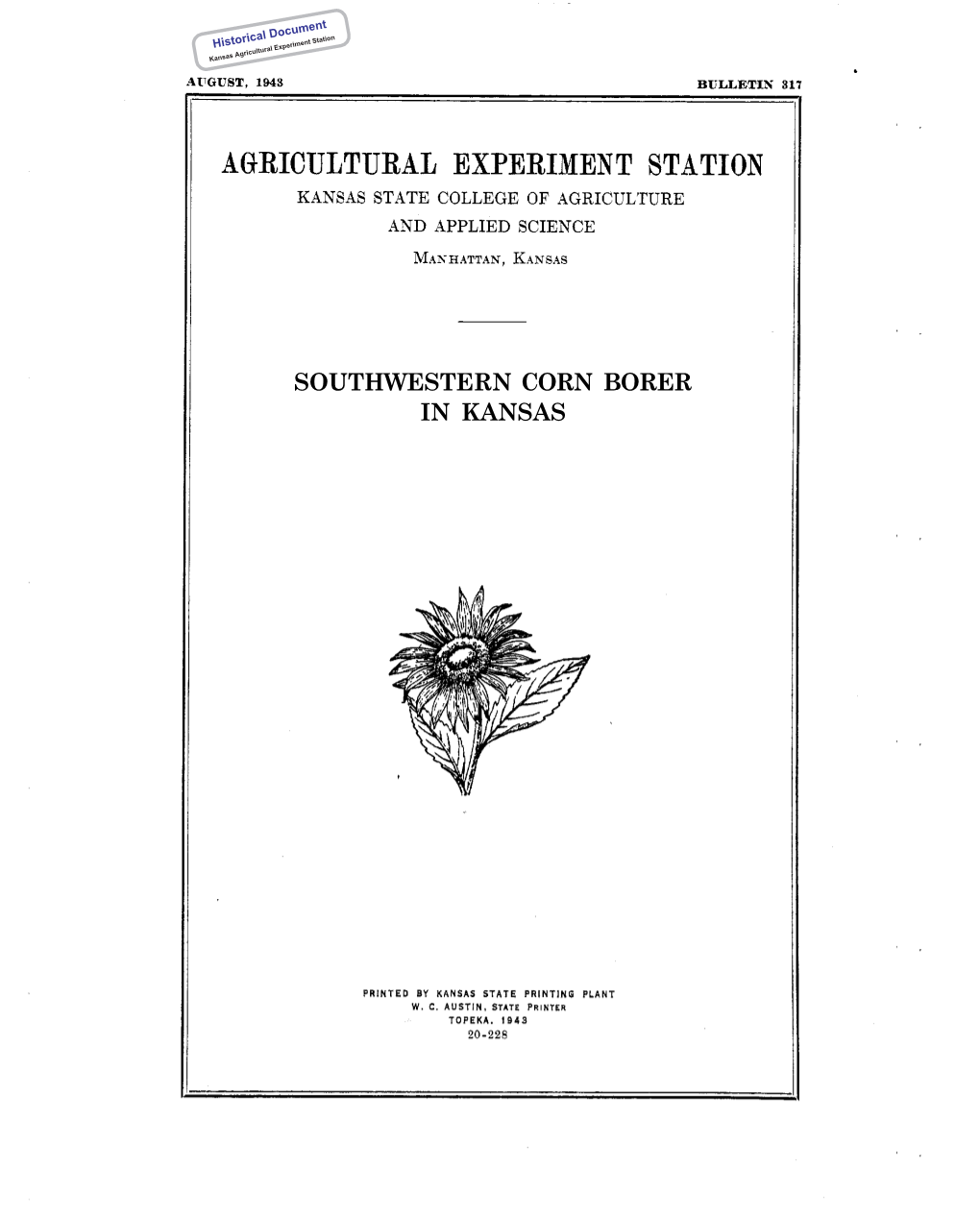 Southwestern Corn Borer in Kansas