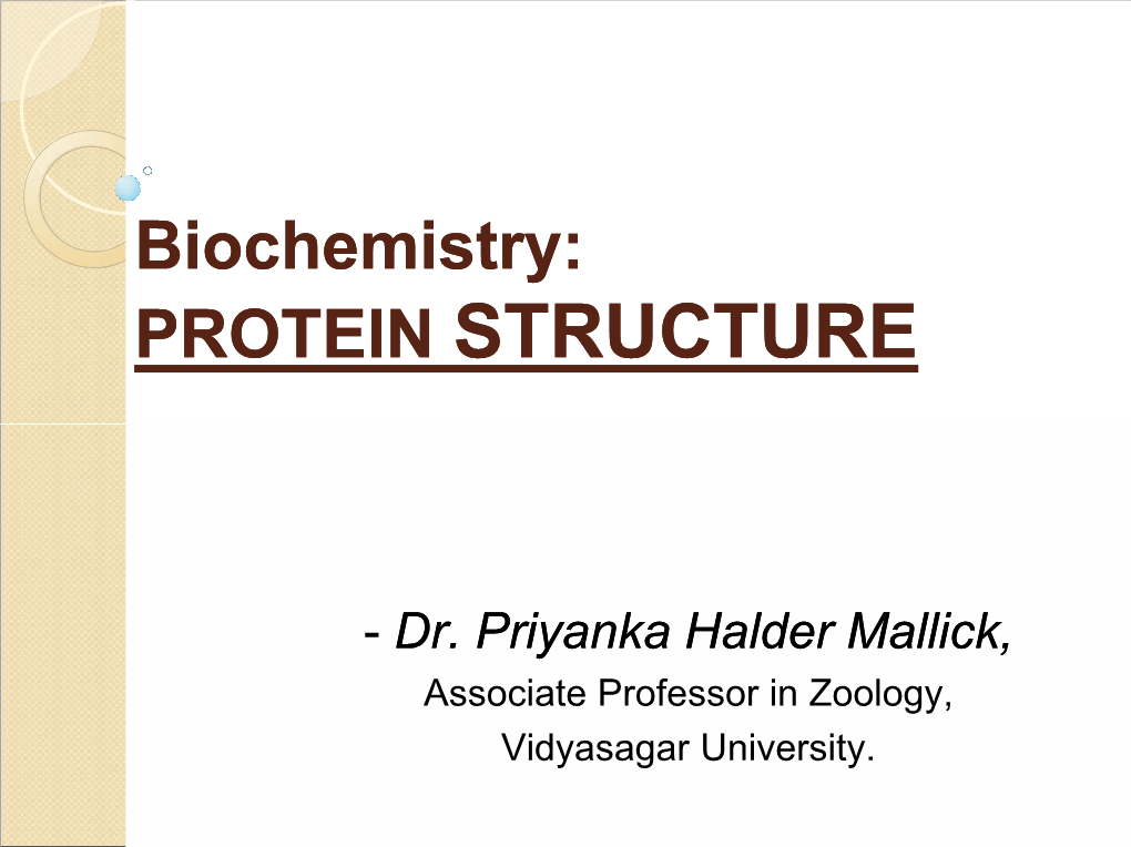 Protein Structure