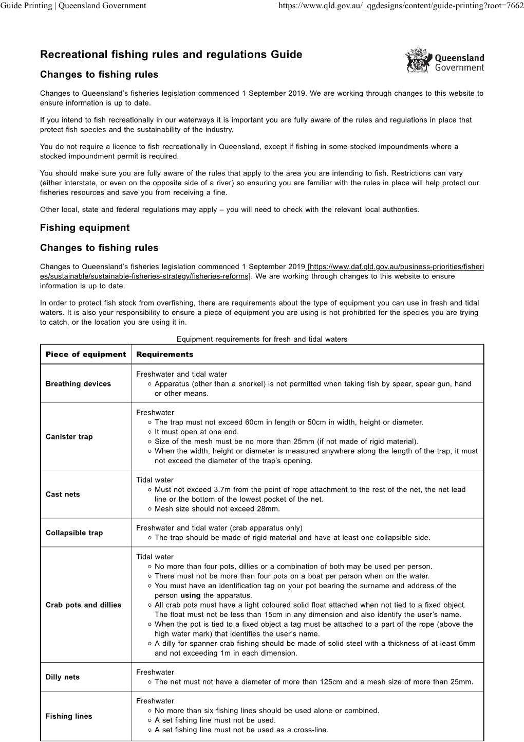 Guide Printing | Queensland Government