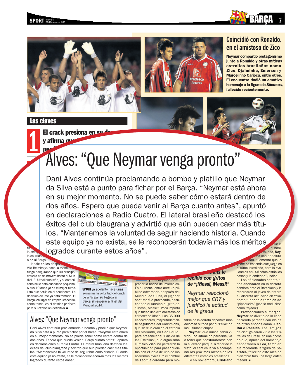 Que Neymar Venga Pronto