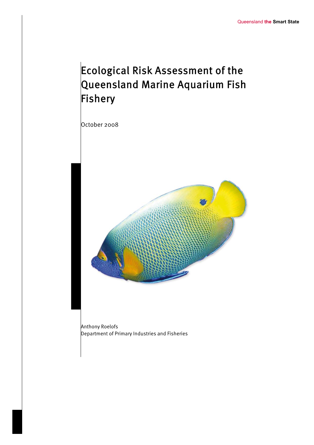 Ecological Risk Assessment of the Queensland Marine Aquarium Fish Fishery