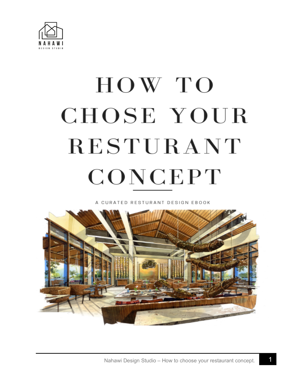 How to Choose Your Restaurant Concept. 1