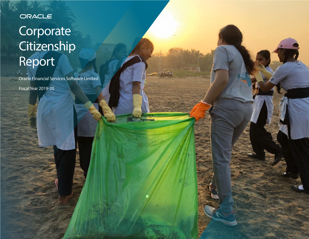 Oracle Corporate Citizenship Report: Oracle Financial Services Software