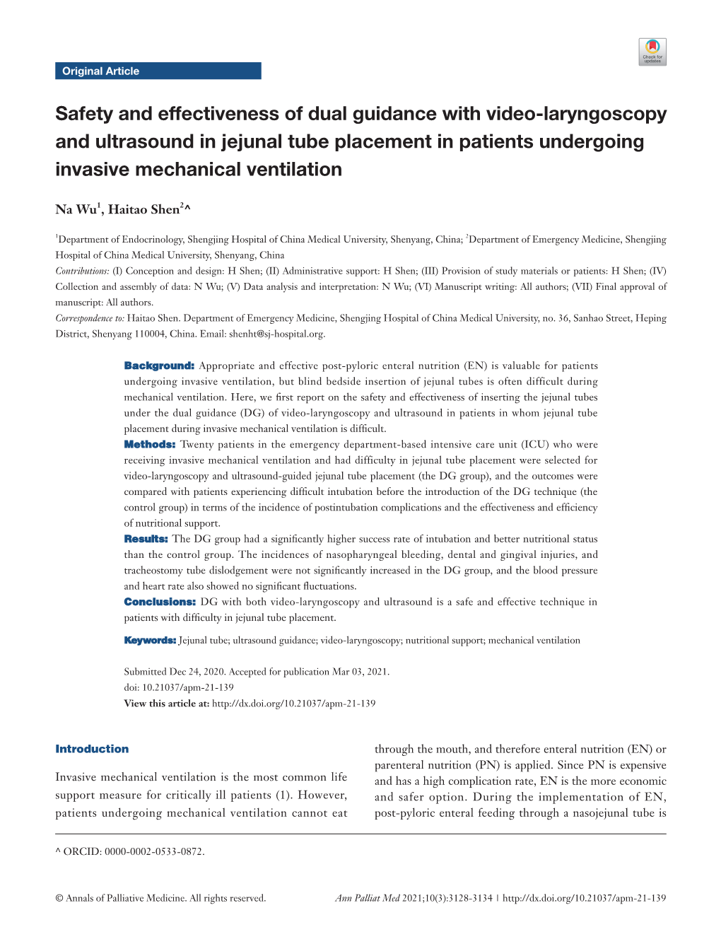 Safety and Effectiveness of Dual Guidance with Video-Laryngoscopy and Ultrasound in Jejunal Tube Placement in Patients Undergoing Invasive Mechanical Ventilation