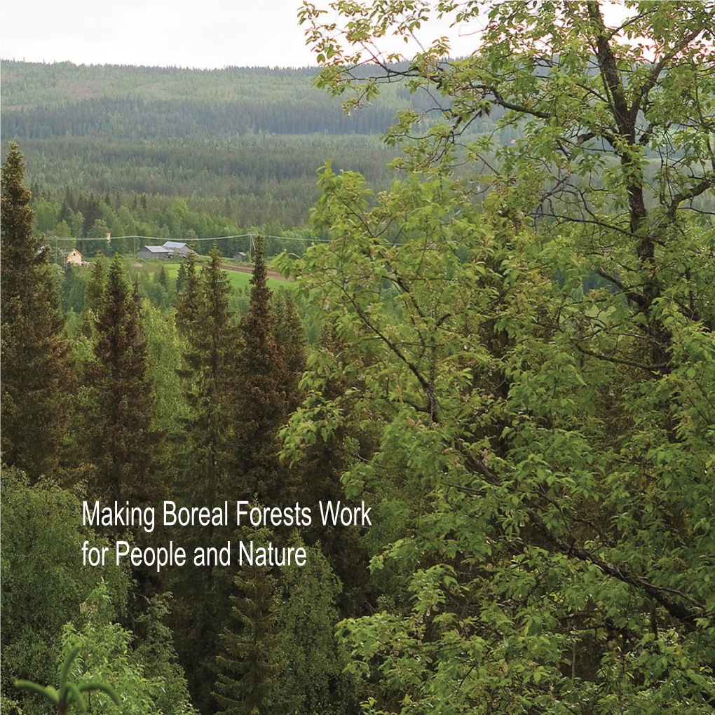 Making Boreal Forests Work for People and Nature