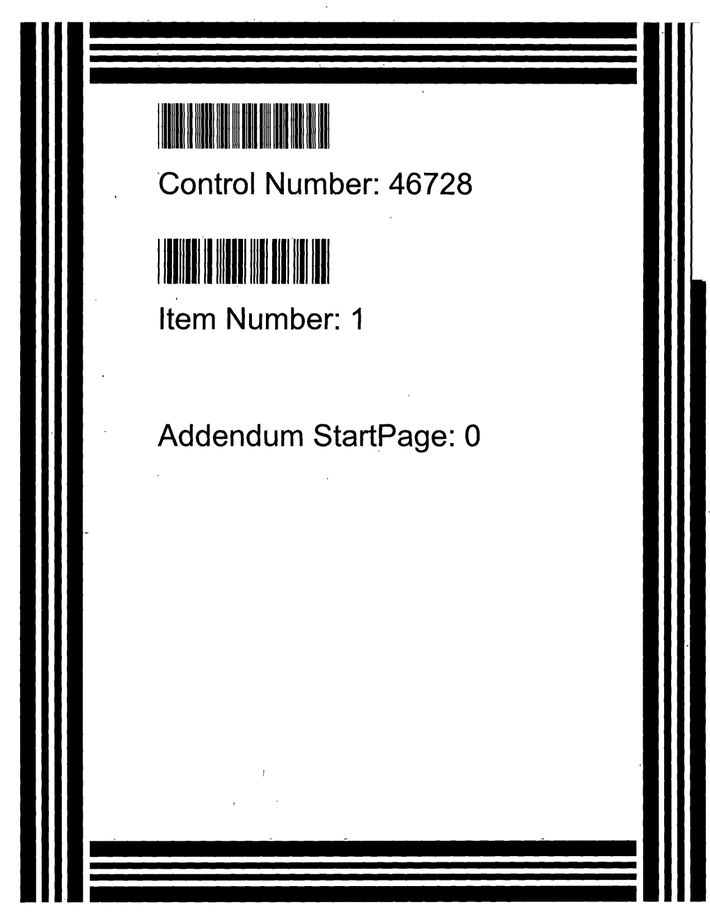 46728 Item Number: 1 Addendum Startpage: 0