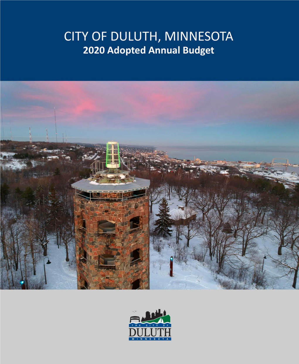 CITY of DULUTH 2020 Adopted Annual Budget