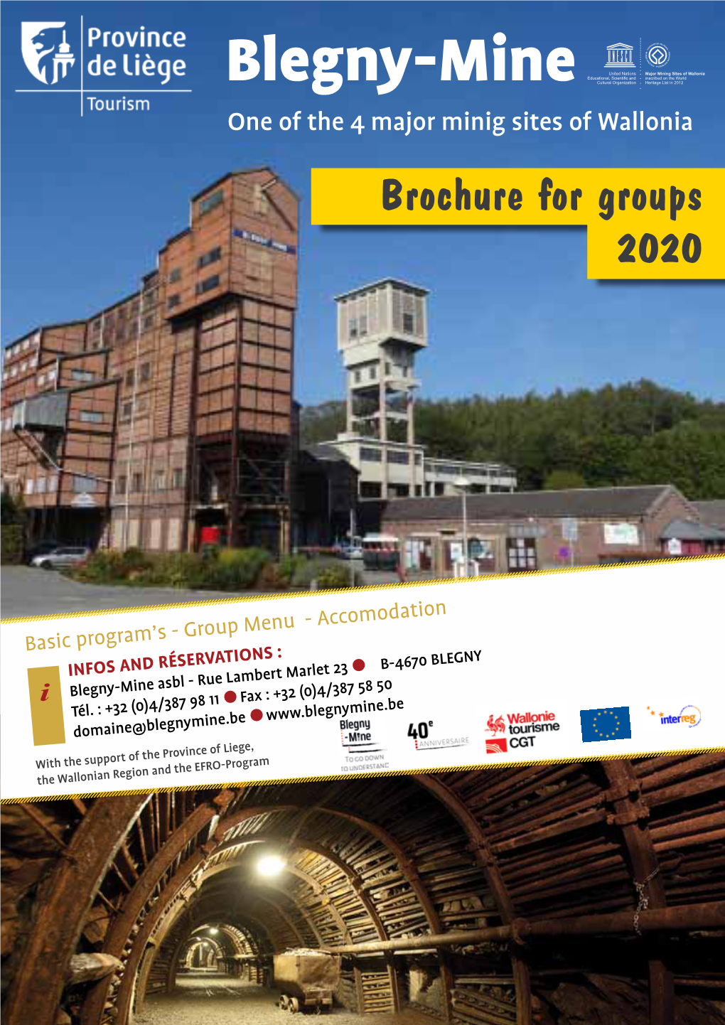 Brochure for Groups 2020