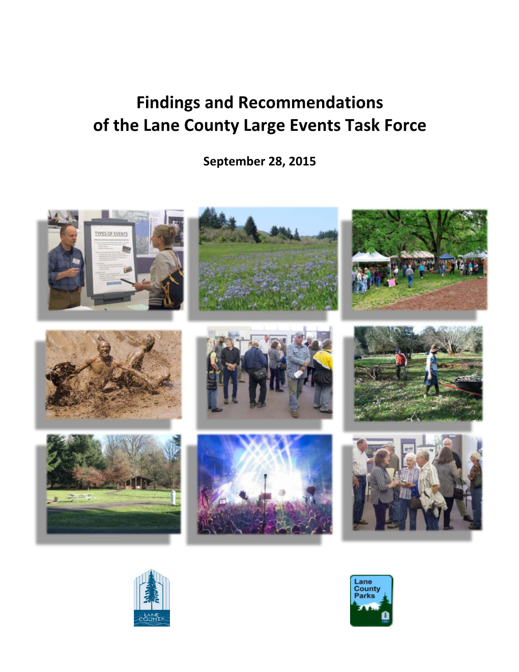 Findings and Recommendations of the Lane County Large Events Task Force