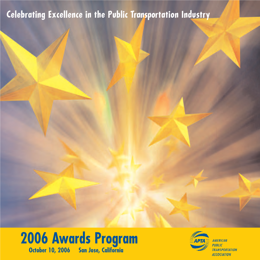 2006 Awards Program.Qxd