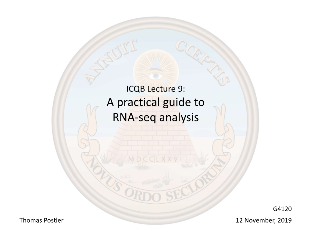 A Practical Guide to RNA-Seq Analysis