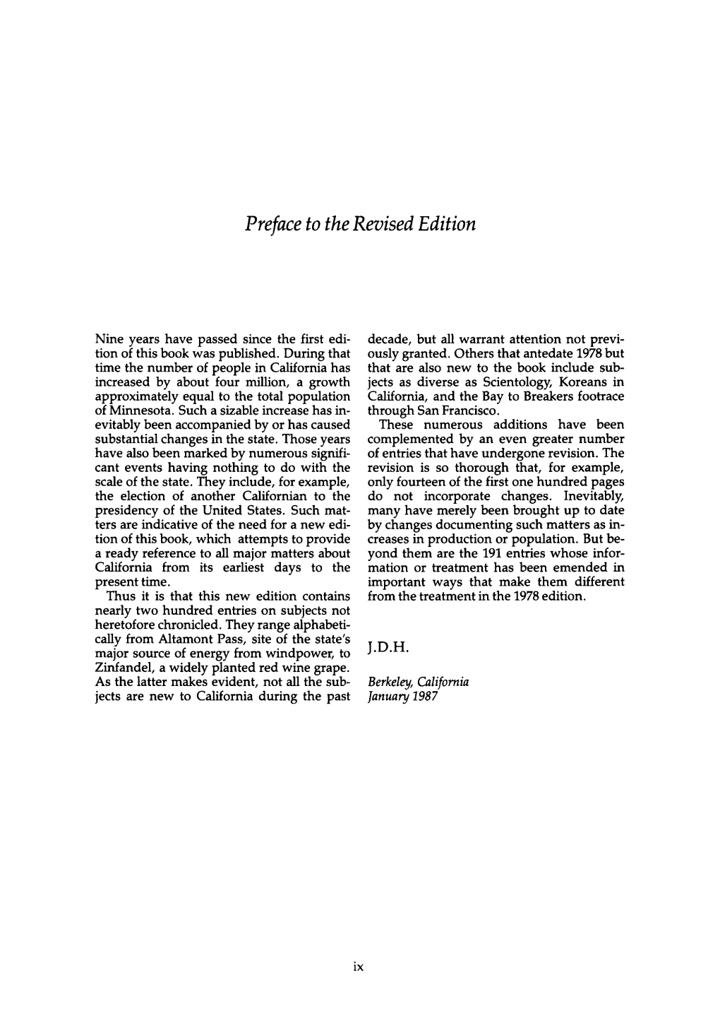 Preface to the Revised Edition