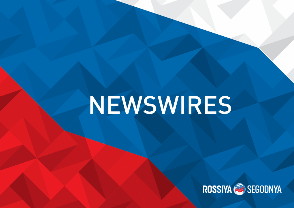 Newswires Rossiya Segodnya Media Group