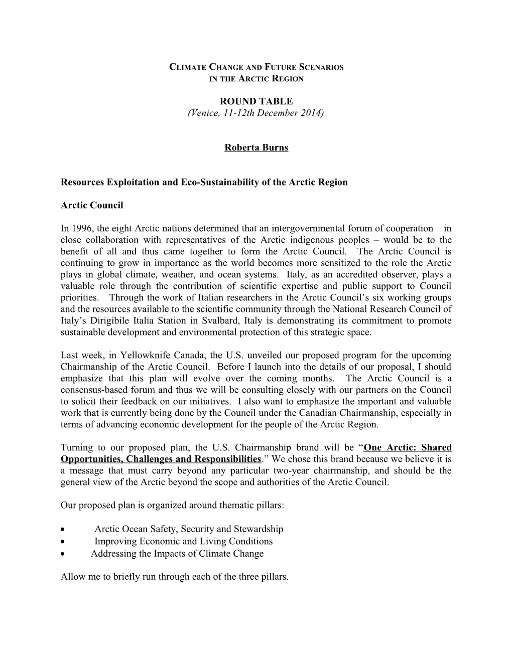 Climate Change and Future Scenarios