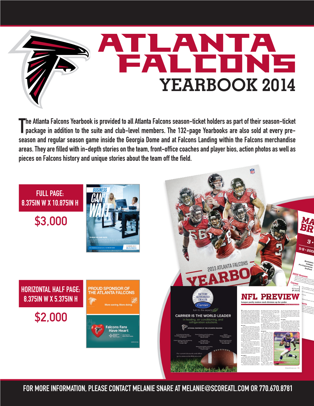 Atlanta Falcons Yearbook 2014