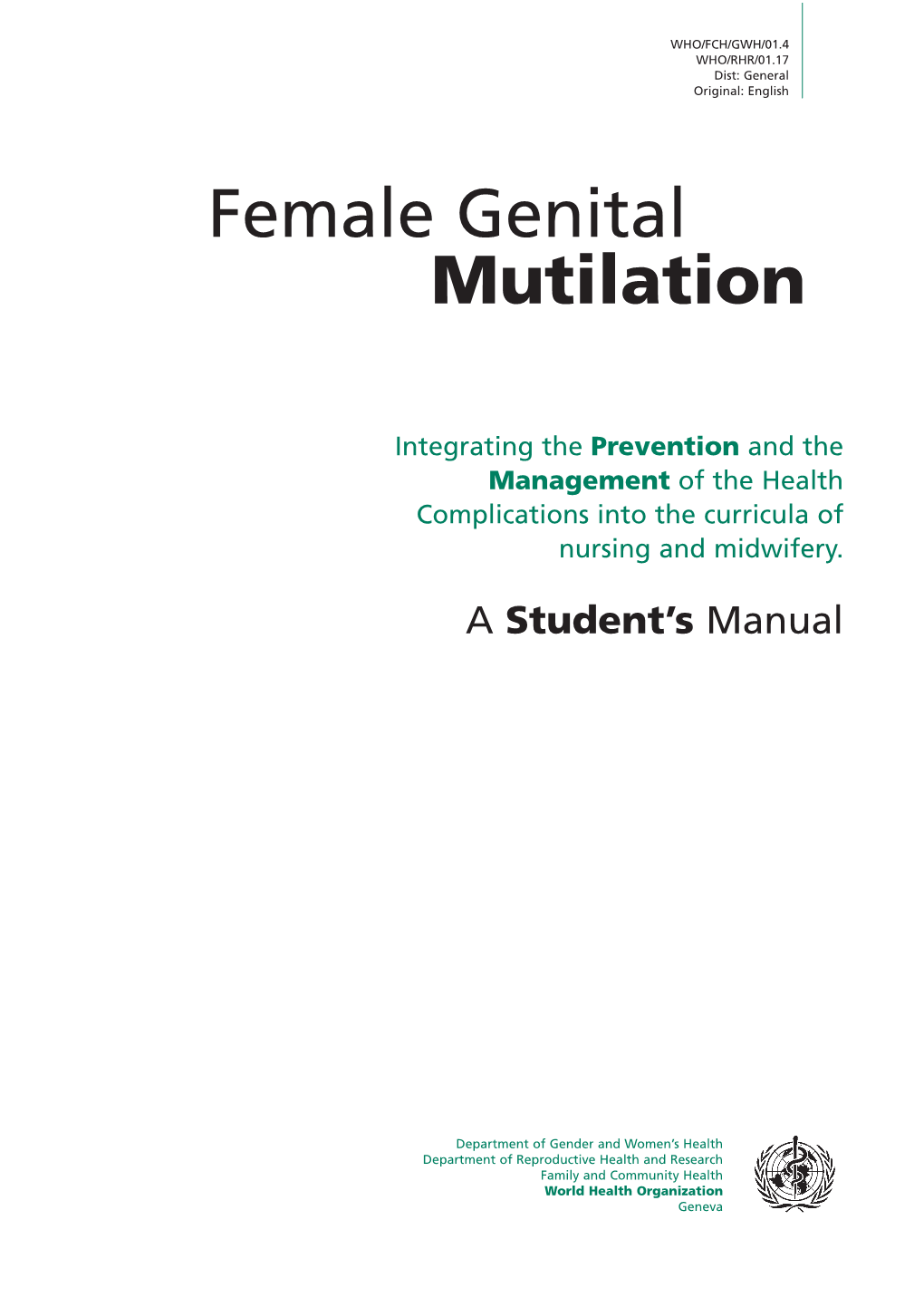 00388C-WHO-Student Manual