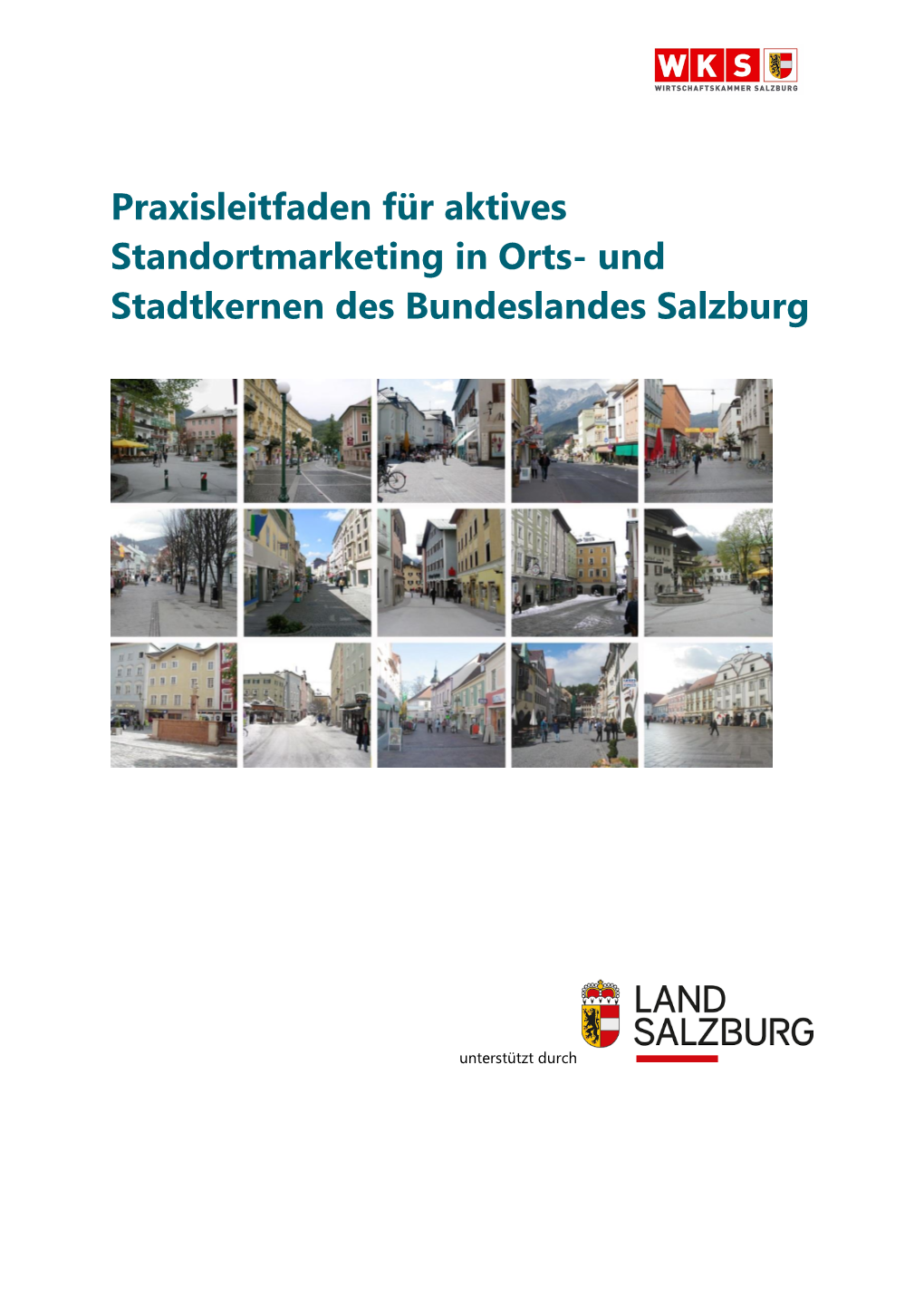 Praxisleitfaden Für Aktives Standortmarketing in Orts- Und Stadtkernen Des Bundeslandes Salzburg