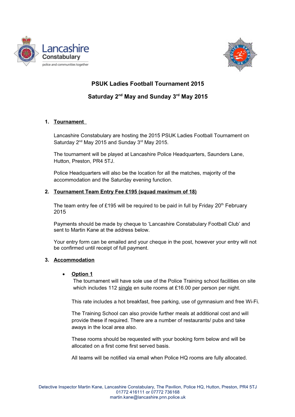 PSUK Ladies Football Tournament 2015