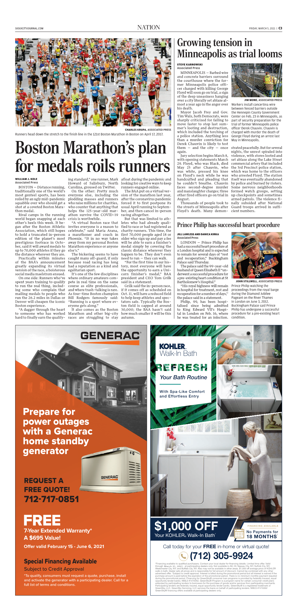 Boston Marathon's Plan for Medals Roils Runners
