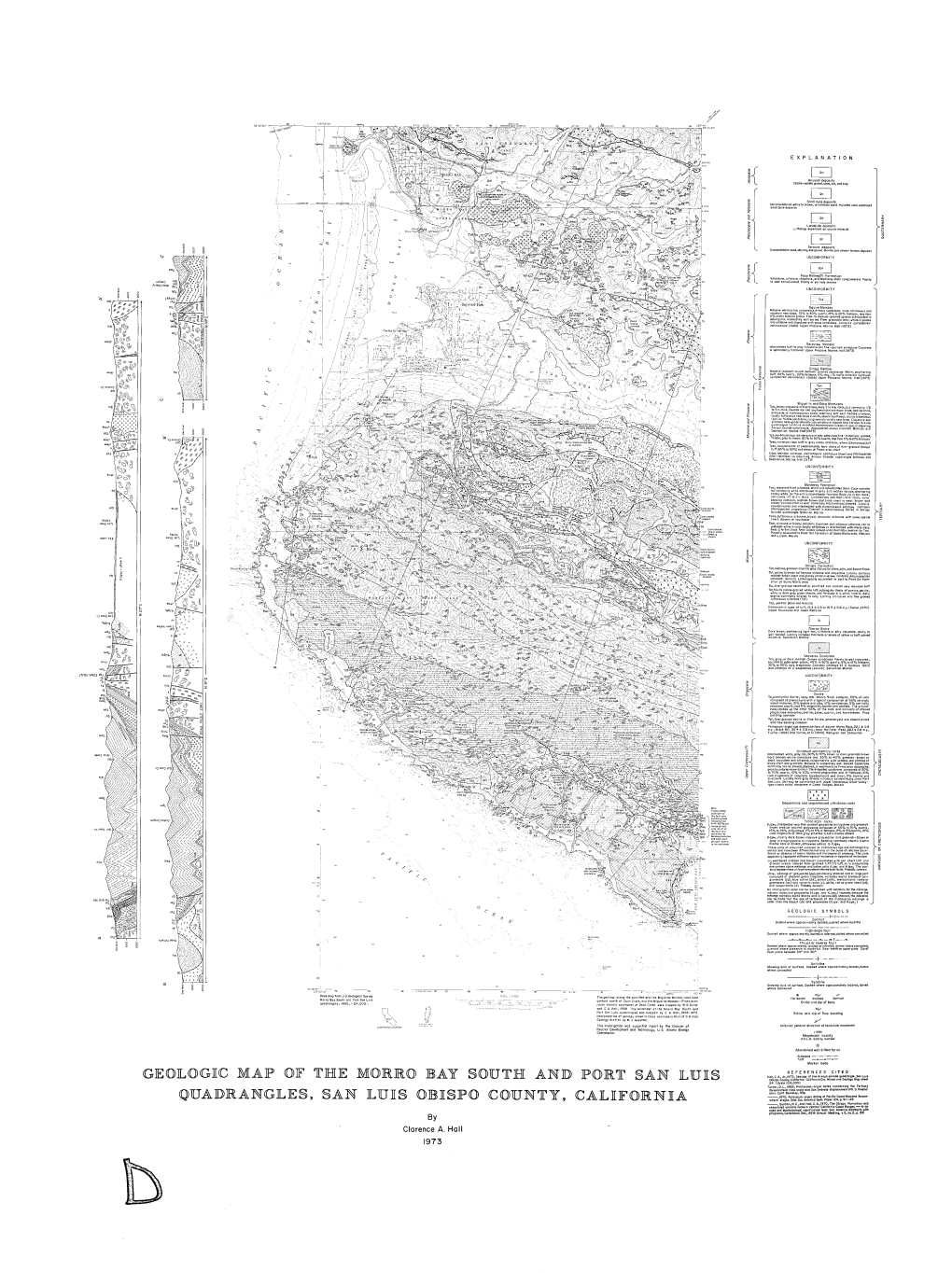 Geologic Map of the Morro Bay South and Port San Luis Quadrangles