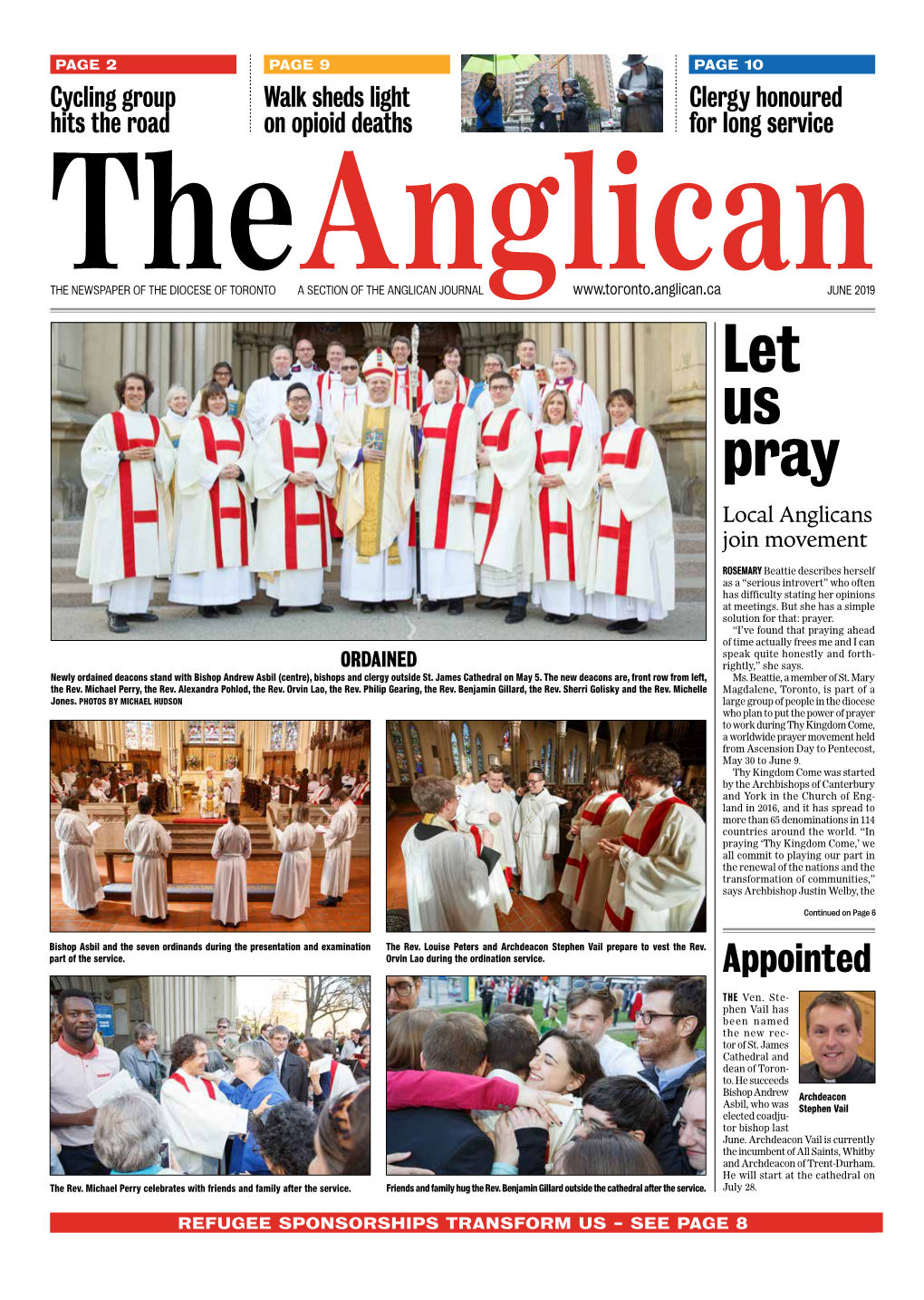 Let Us Pray Local Anglicans Join Movement